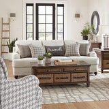 Glenn Light Gray Cushion Back Sofa by Coaster at Eve Furniture
