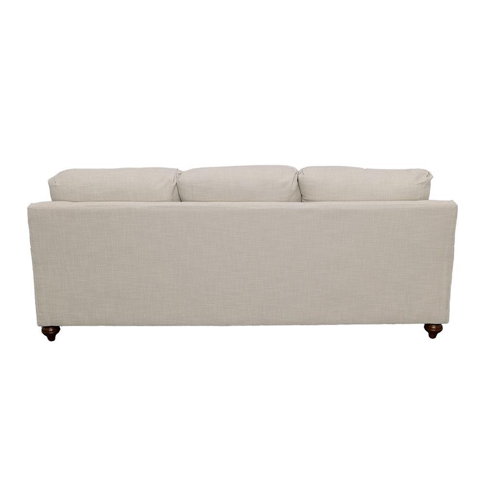 Glenn Light Gray Cushion Back Sofa by Coaster at Eve Furniture