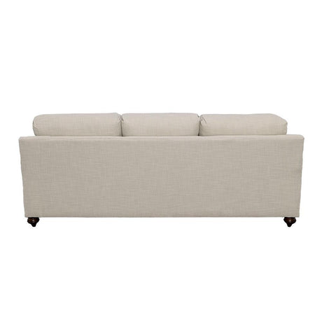 Glenn Upholstered English Arm Sofa Light Grey and Blue by Coaster at Eve Furniture