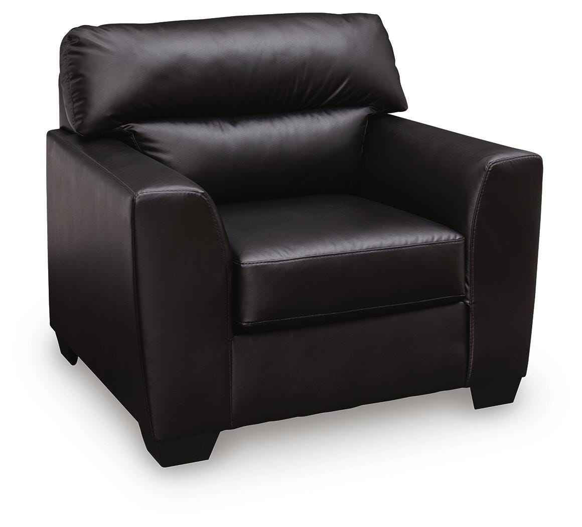 Glennbre Midnight Chair by Ashley at Eve Furniture