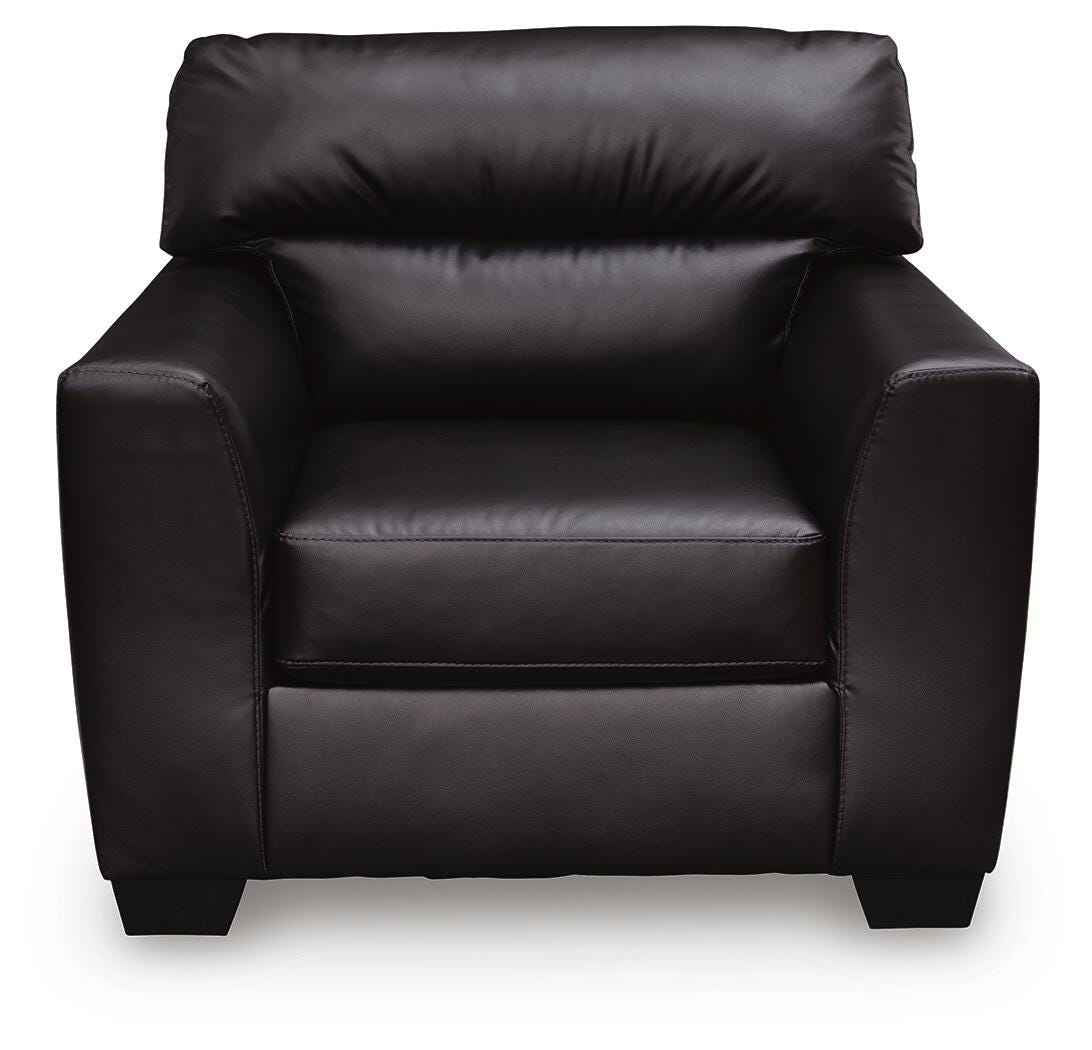 Glennbre Midnight Chair by Ashley at Eve Furniture