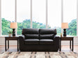 Glennbre Midnight Loveseat by Ashley at Eve Furniture