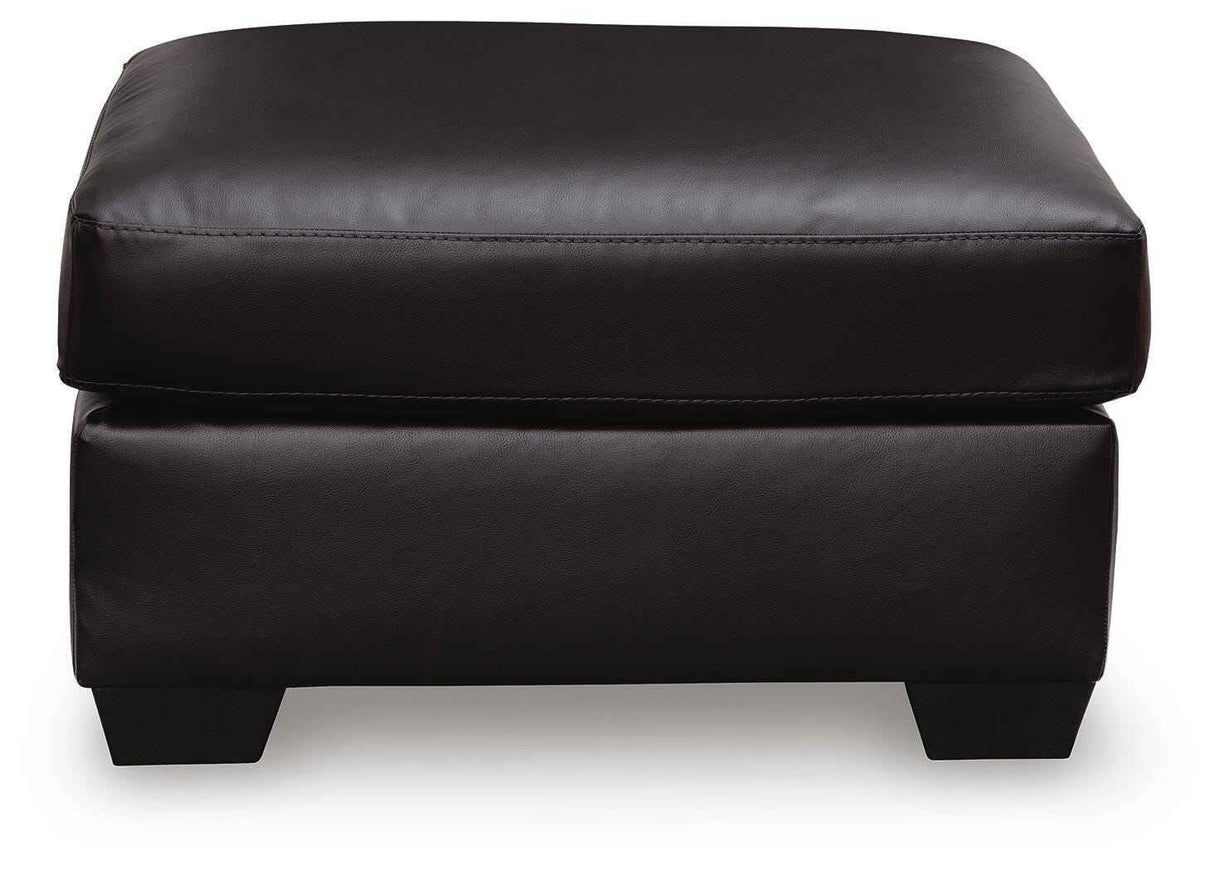Glennbre Midnight Ottoman by Ashley at Eve Furniture