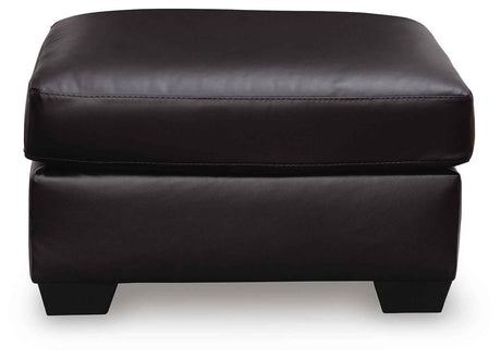 Glennbre Midnight Ottoman by Ashley at Eve Furniture