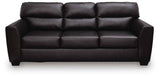 Glennbre Midnight Queen Sofa Sleeper by Ashley at Eve Furniture