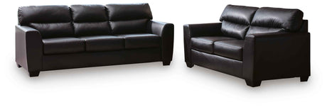 Glennbre Midnight Sofa and Loveseat by Ashley at Eve Furniture