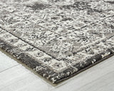 Glennisman Black/Gray/Ivory Medium Rug by Ashley at Eve Furniture