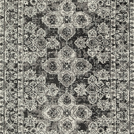 Glennisman Black/Gray/Ivory Medium Rug by Ashley at Eve Furniture