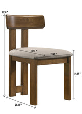 Glenwick Brown Dining Chair, Set of 2 by Crown Mark at Eve Furniture