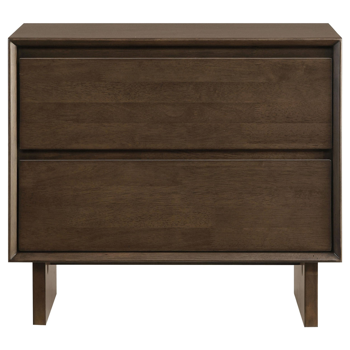 Glenwood Warm Brown 2-Drawer Nightstand by Coaster at Eve Furniture