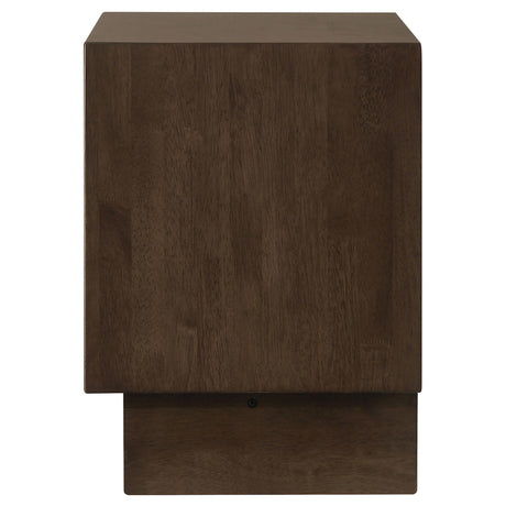 Glenwood Warm Brown 2-Drawer Nightstand by Coaster at Eve Furniture