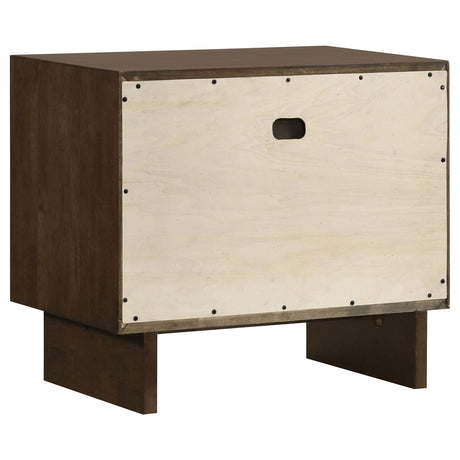 Glenwood Warm Brown 2-Drawer Nightstand by Coaster at Eve Furniture