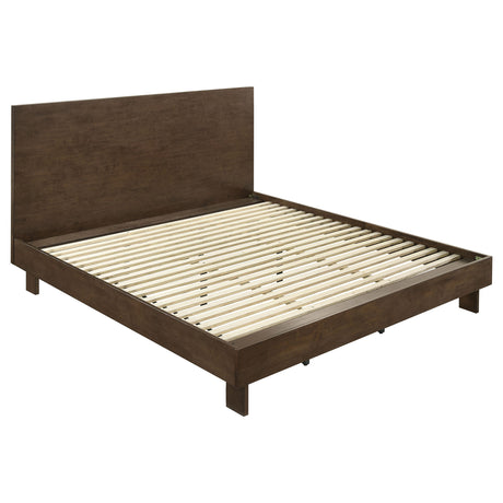 Glenwood Warm Brown 4-Piece Eastern King Bedroom Set by Coaster at Eve Furniture