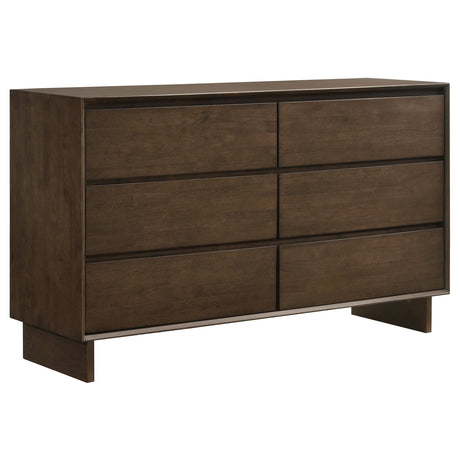 Glenwood Warm Brown 4-Piece Eastern King Bedroom Set by Coaster at Eve Furniture