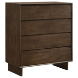 Glenwood Warm Brown 5-Piece Eastern King Bedroom Set by Coaster at Eve Furniture