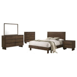 Glenwood Warm Brown 5-piece Queen Bedroom Set by Coaster at Eve Furniture