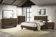 Glenwood Warm Brown 5-piece Queen Bedroom Set by Coaster at Eve Furniture