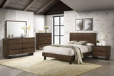 Glenwood Warm Brown 5-piece Queen Bedroom Set by Coaster at Eve Furniture