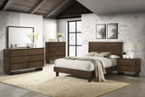 Glenwood Warm Brown 6-drawer Dresser and Mirror by Coaster at Eve Furniture