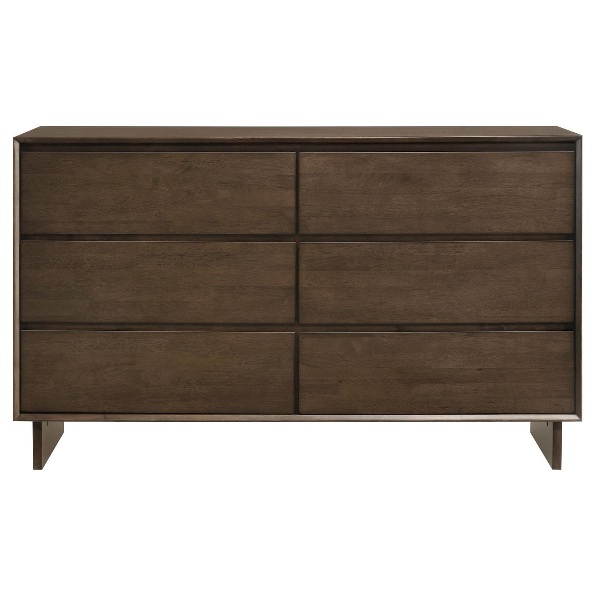 Glenwood Warm Brown 6-Drawer Dresser by Coaster at Eve Furniture
