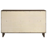 Glenwood Warm Brown 6-Drawer Dresser by Coaster at Eve Furniture