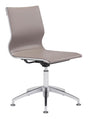 Glider Conference Chair Taupe by Zuomod at Eve Furniture