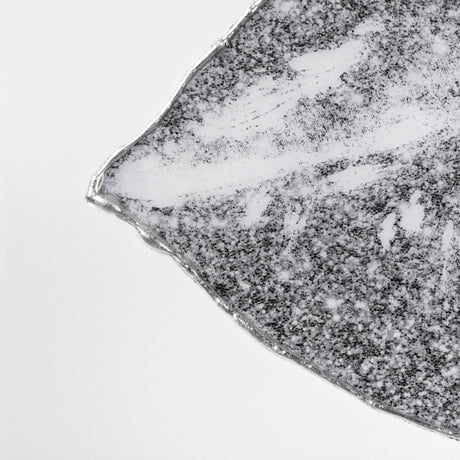 Glitter Lips I Silver by Victoria Barnes Hand Embellished Framed Art Print Matted under Glass by Mercana at Eve Furniture