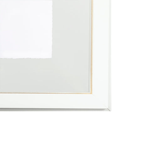 Glitter Lips II Gold by Victoria Barnes Hand Embellished Textured Framed Art Print Matted under Glas by Mercana at Eve Furniture