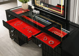 Gloria Black Vanity set by New Era Innovations at Eve Furniture