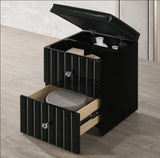 Gloria Black Vanity set by New Era Innovations at Eve Furniture