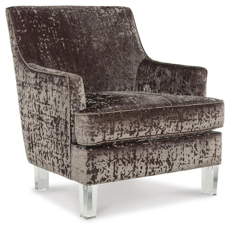 Gloriann Charcoal Accent Chair by Ashley at Eve Furniture