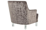 Gloriann Charcoal Accent Chair by Ashley at Eve Furniture