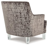 Gloriann Charcoal Accent Chair by Ashley at Eve Furniture