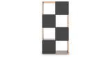 Glosmount Cherry/Light Brown Eight Cube Organizer by Ashley at Eve Furniture