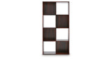 Glosmount Cherry/Light Brown Eight Cube Organizer by Ashley at Eve Furniture