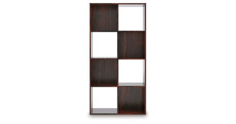 Glosmount Cherry/Light Brown Eight Cube Organizer by Ashley at Eve Furniture