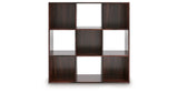 Glosmount Cherry/Light Brown Nine Cube Organizer by Ashley at Eve Furniture