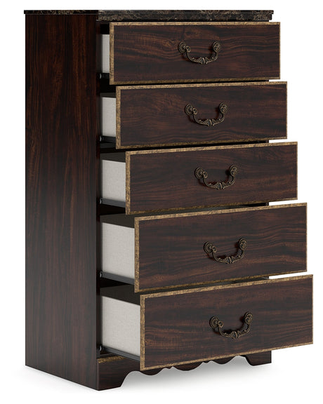 Glosmount Two-tone Chest of Drawers