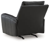 Glossmore Black Recliner by Ashley at Eve Furniture