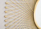Glow Gold Round Mirror by Zuomod at Eve Furniture