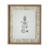 Glued by Sam Appleman a Framed Art Print Matted under Glass by Mercana at Eve Furniture