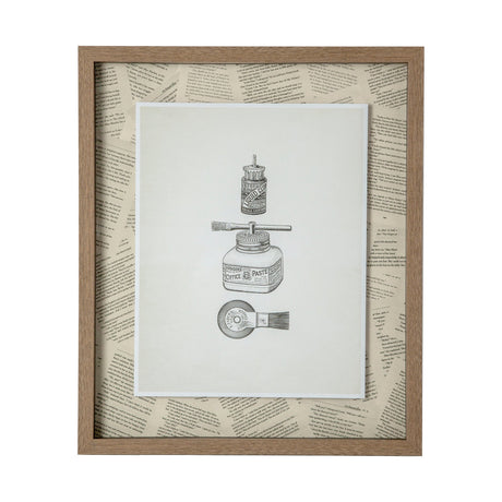 Glued by Sam Appleman a Framed Art Print Matted under Glass by Mercana at Eve Furniture