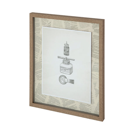 Glued by Sam Appleman a Framed Art Print Matted under Glass by Mercana at Eve Furniture