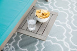 Maui Gray/Turquoise Convertible Sofa Daybed