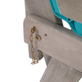 Maui Gray/Turquoise Convertible Sofa Daybed