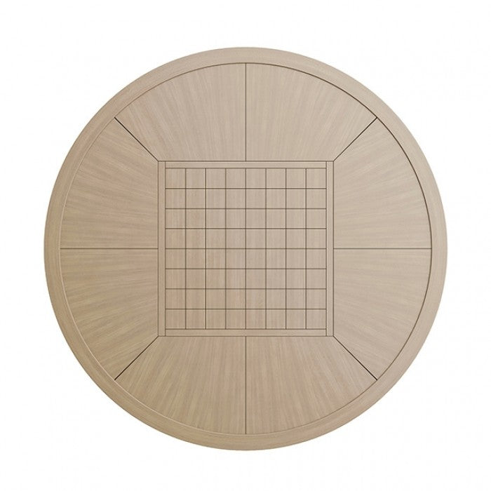 Lyon Black/Natural/Brown Game Table