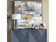 Go Green Blue/Green Canvas by Crestview at Eve Furniture