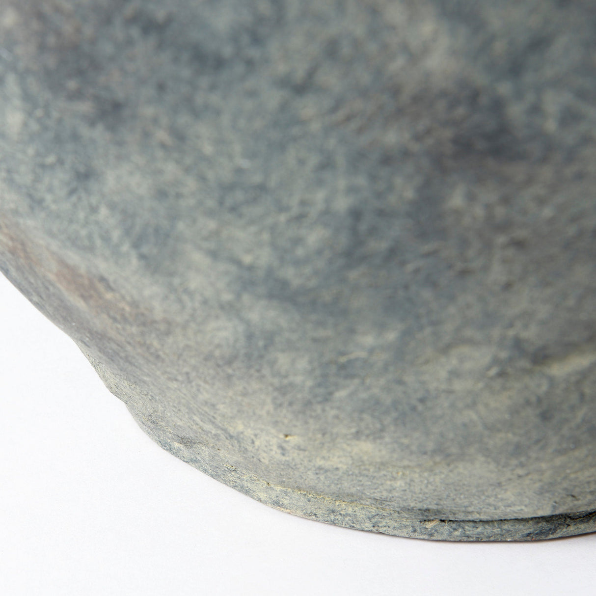 Gobi 16L x 20H Small Gray Ceramic Oval Vase by Mercana at Eve Furniture
