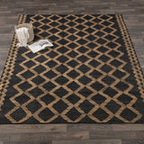 Gobi Black/Natural Rug by Classic Home at Eve Furniture