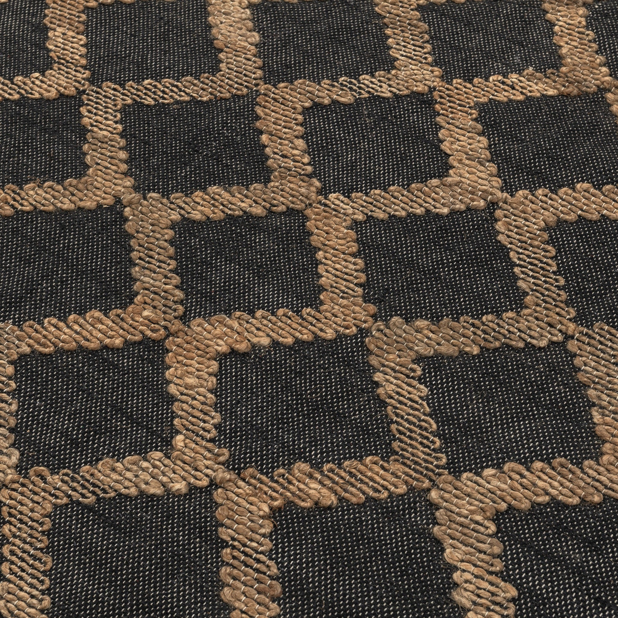 Gobi Black/Natural Rug by Classic Home at Eve Furniture